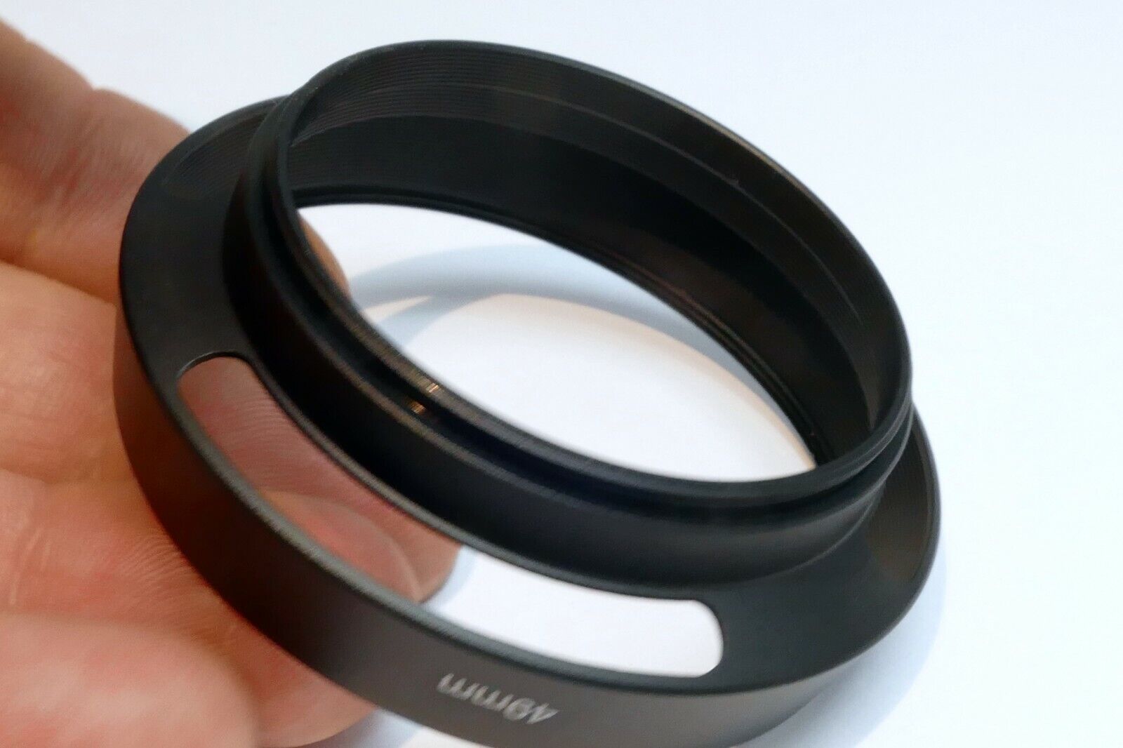 49mm Lens Hood Shade metal threaded vented for 50mm f1.4 f1.8 Takumar SMC