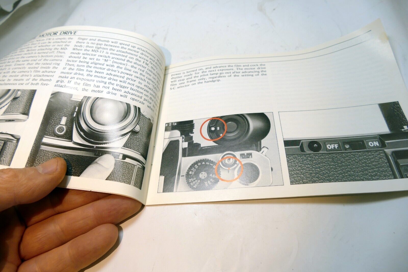 Nikon MD-11 Motor Drive Winder  Instructions manual guide English EN - vintage