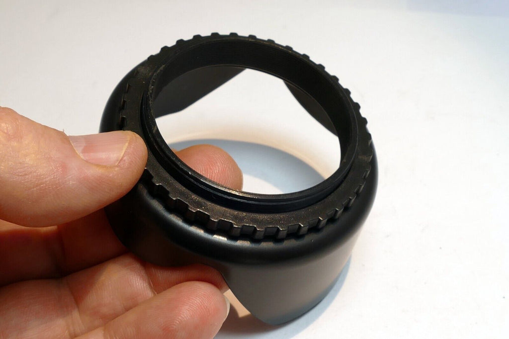52mm OD Lens Hood Shade   threaded plastic for 18-55mm