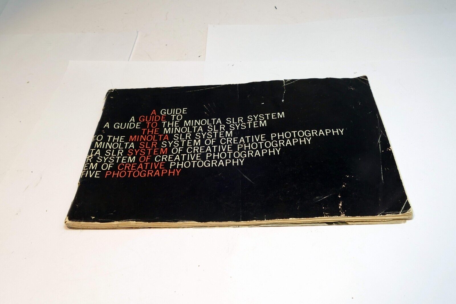 Guide To Minolta SLR Camera System SRT  Celtic Rokkor Lens Brochure Add SRT 101