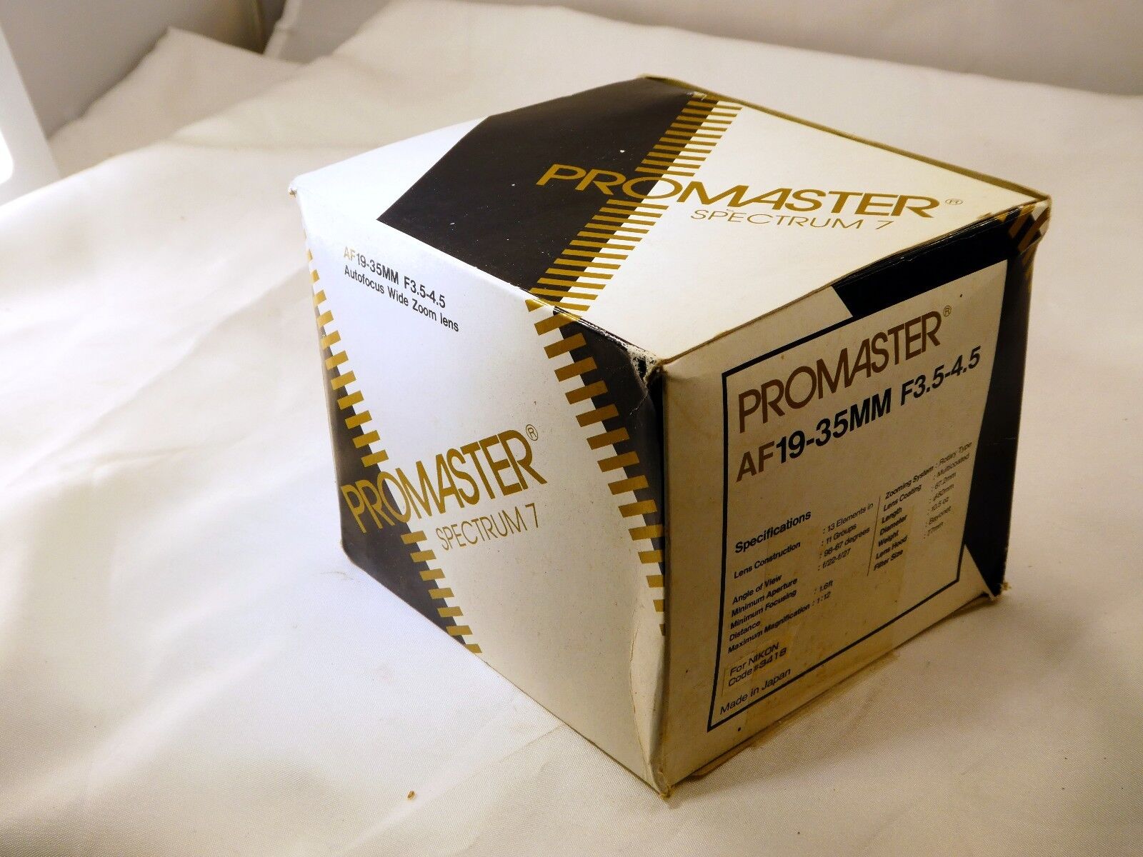 Empty Box  for Promaster AF 19-35mm f3.5-4.5 Lens - vintage