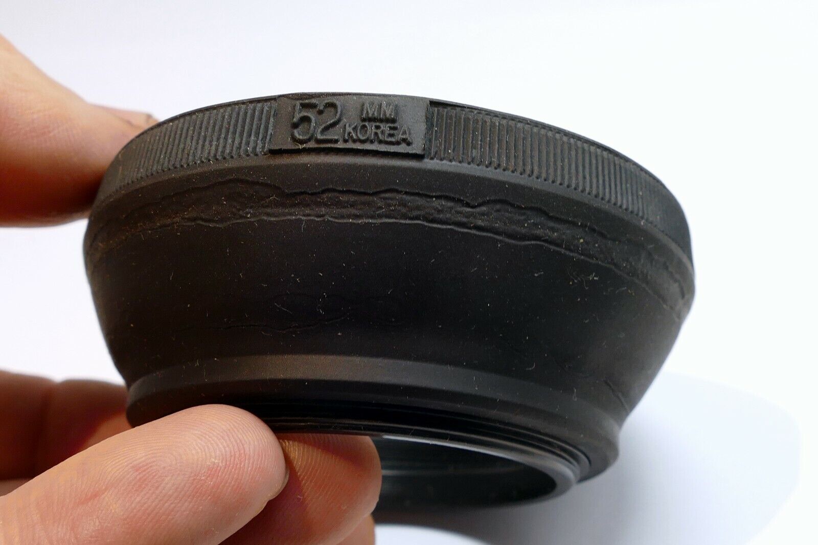 52mm Rubber Lens Hood Shade screw in type collapsible double threaded