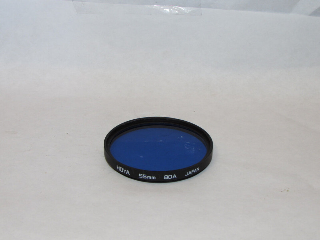 Genuine Hoya 80A Blue 55mm Lens Filter Made in Japan O32452