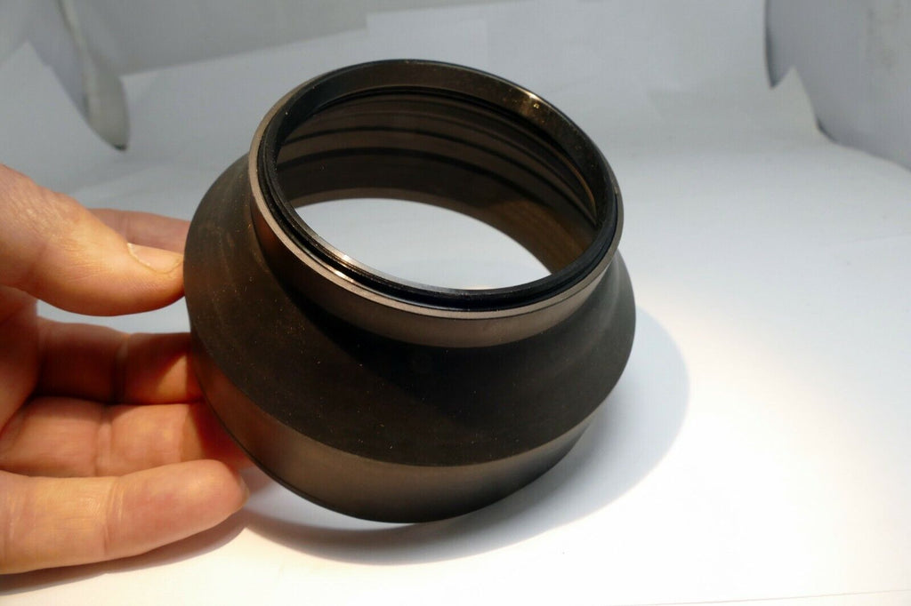 72mm rubber Lens Hood Shade screw in double  threaded for  Telephoto 300mm