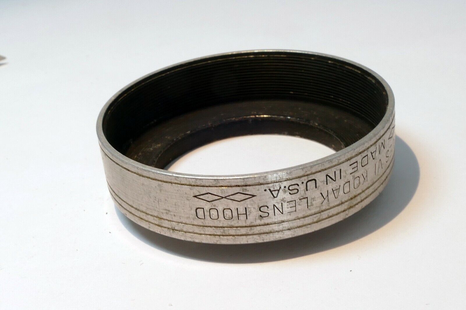 Kodak Lens Hood series VI 6 44.5mm OD screw in threaded metal for 5cm USA