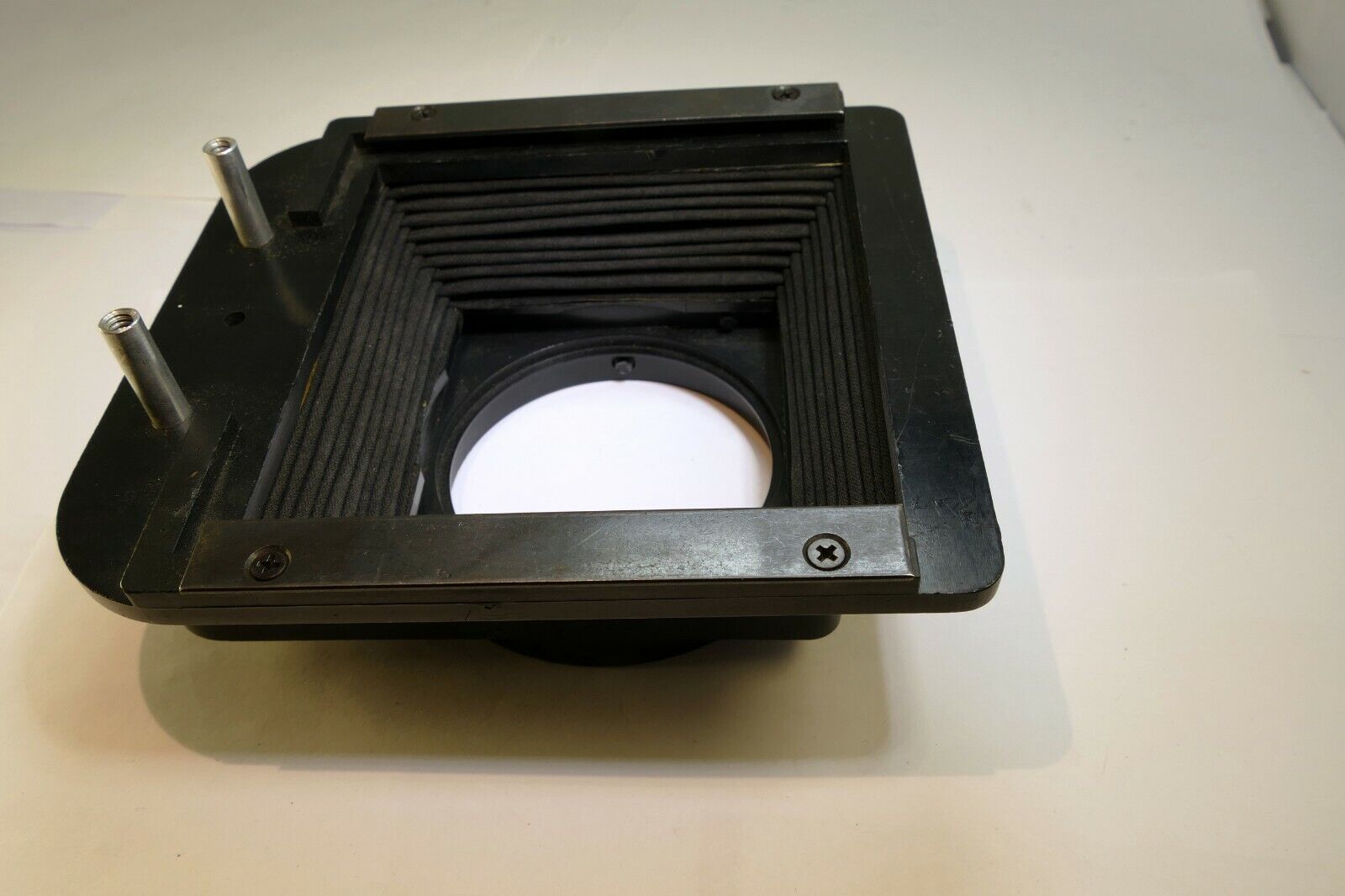 Lindahl Bellows lens Hood 31.1325 Bell-O-Shade Single 3X3 filter slot - AS found