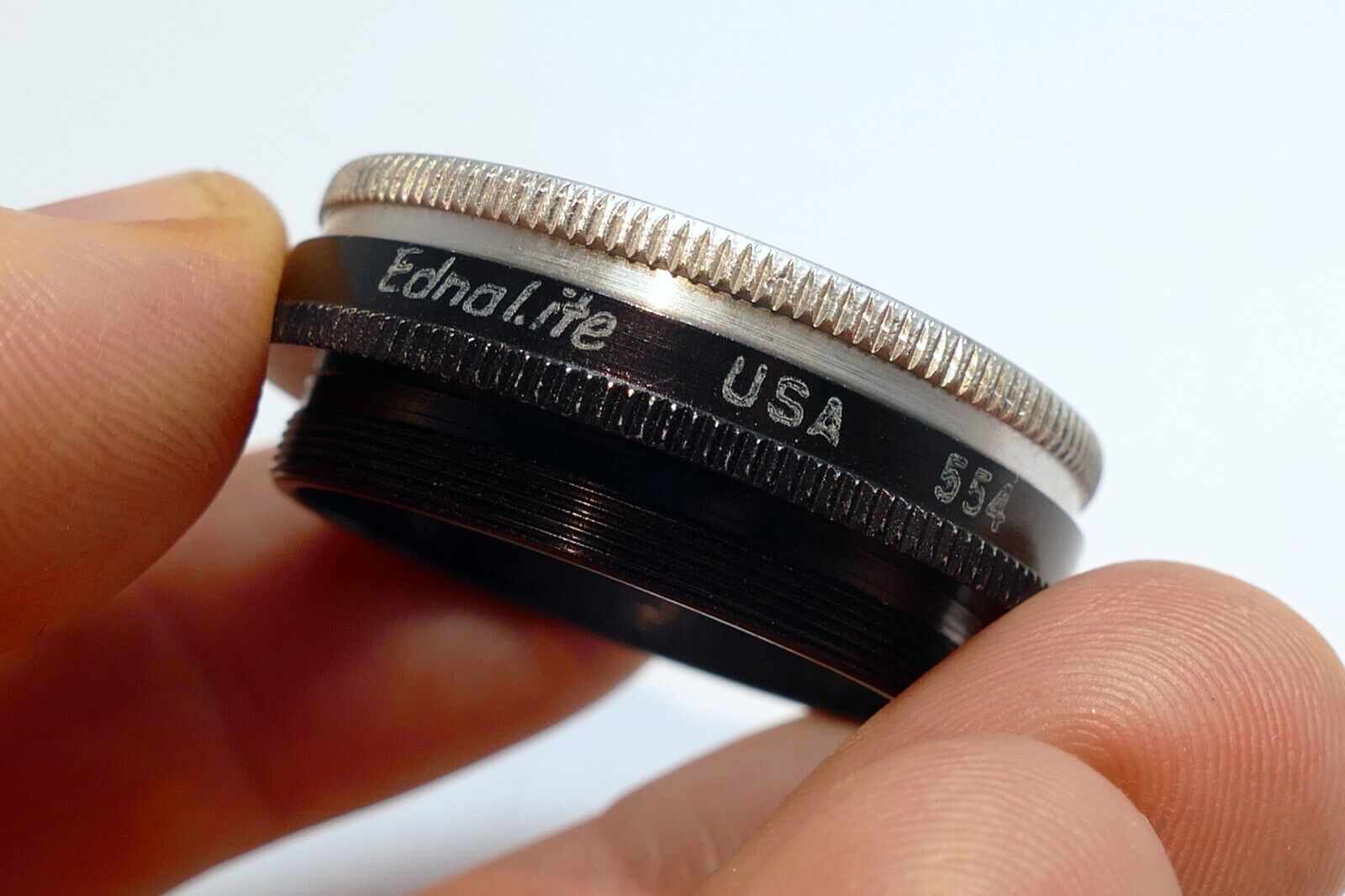 32.5mm to 33.3mm series V 5 filter holder adapter threaded w/ retaining ring 554