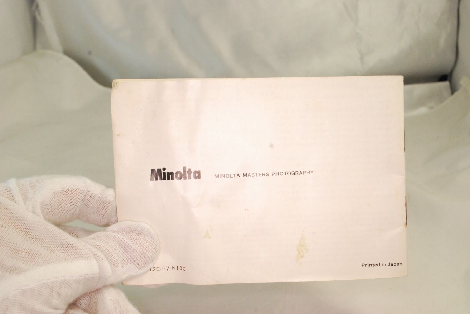 Minolta Rokkor Lenses Depth of Field Tables Guide 7212065