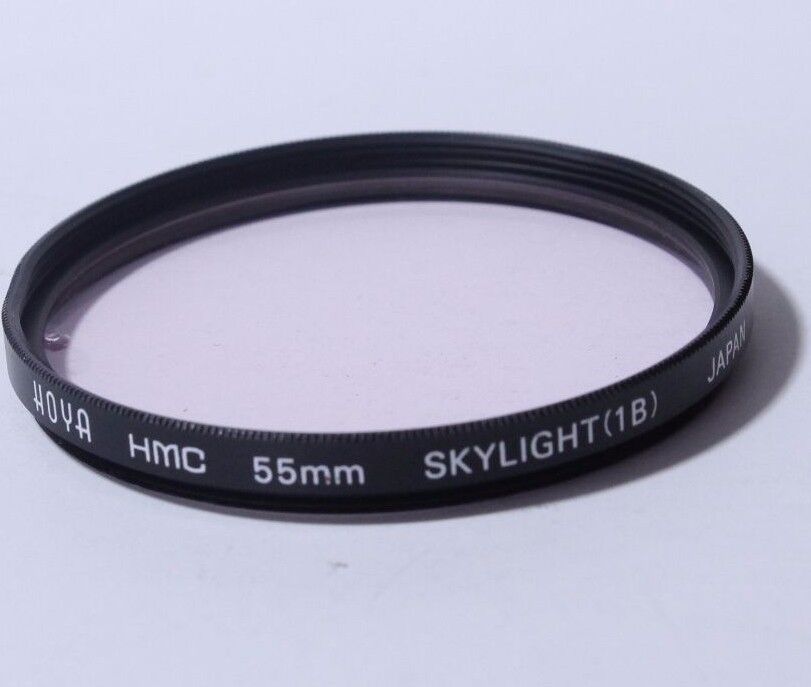 Lens Filter: B21726 HOYA 55mm Skylight (1B) with small crack at the edge