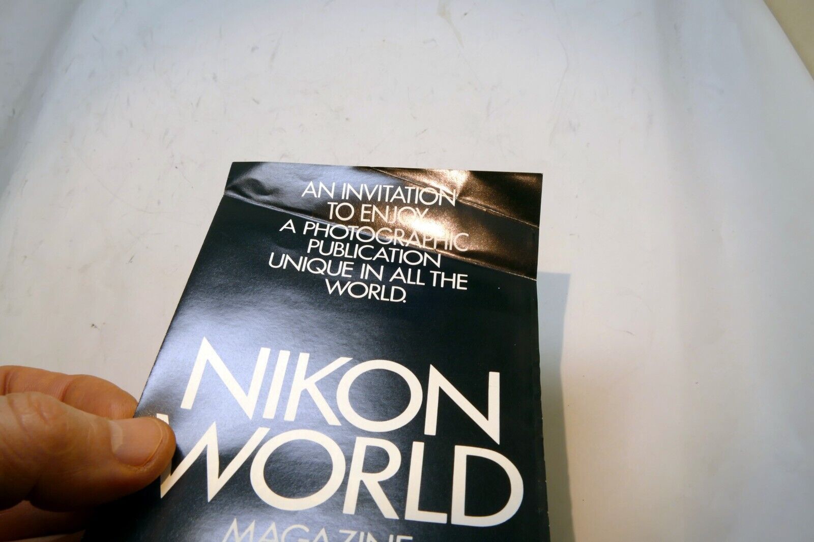 Order card form for Nikon World Photographic Magazine - vintage 1980's