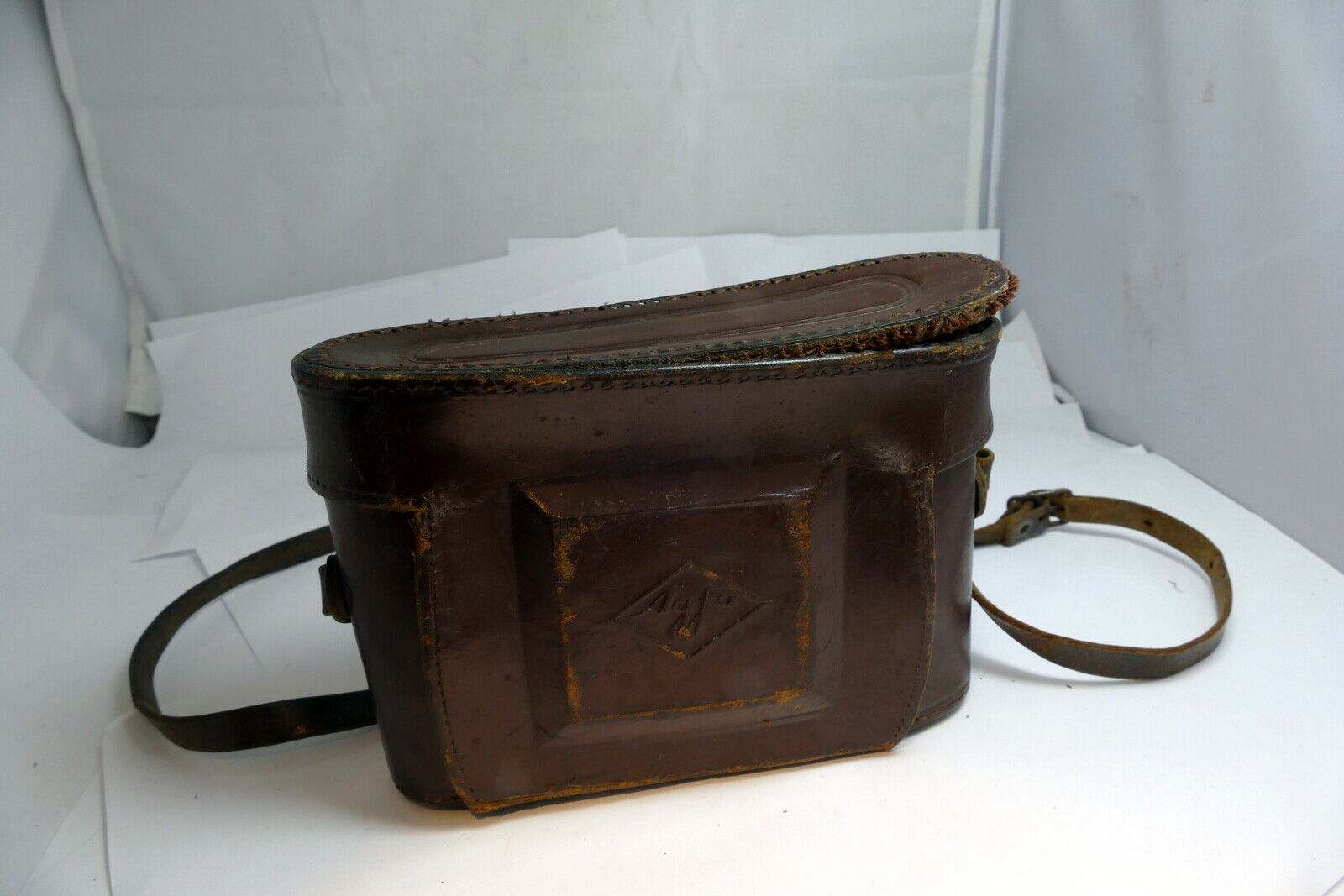 Leather case for Agfa 6X6 Jesolette Folding Camera Jgestar Lens 8.5cm f6.3