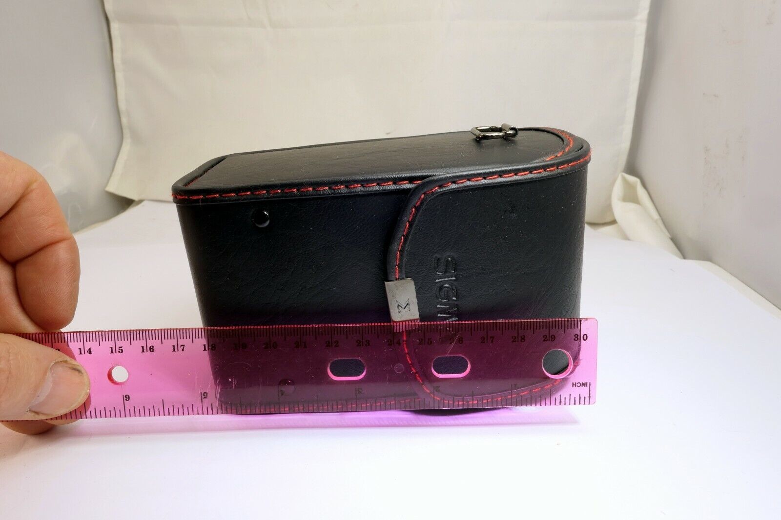 Sigma Hard Case for NC-2 macro AF  50mm f2.8 lens  genuine 5.5X3X3"