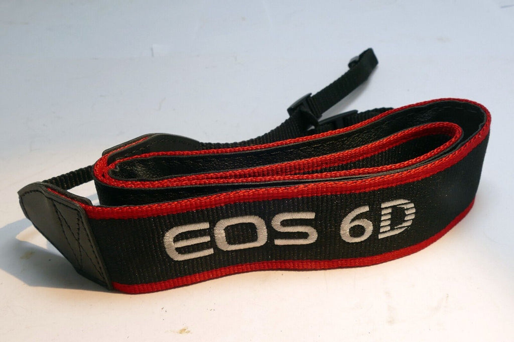 Canon EOS 6D SLR Digital Camera Neck Shoulder Strap -   MINT   -  Genuine OEM