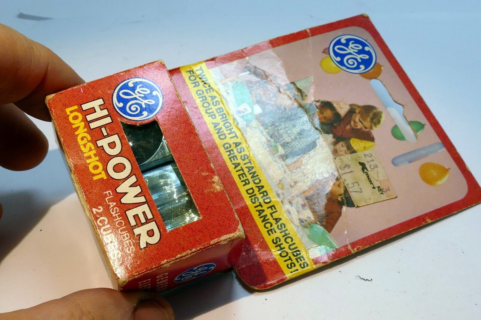 GE Hi-Power Longshot 2 Cubes Camera Flash Bulbs