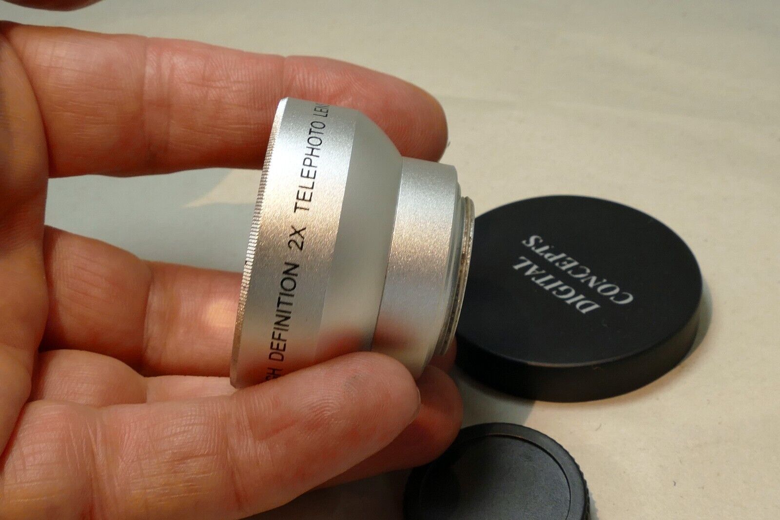 Digital AUX 2X CONVERSION LENS Telephoto with 25mm threaded mount