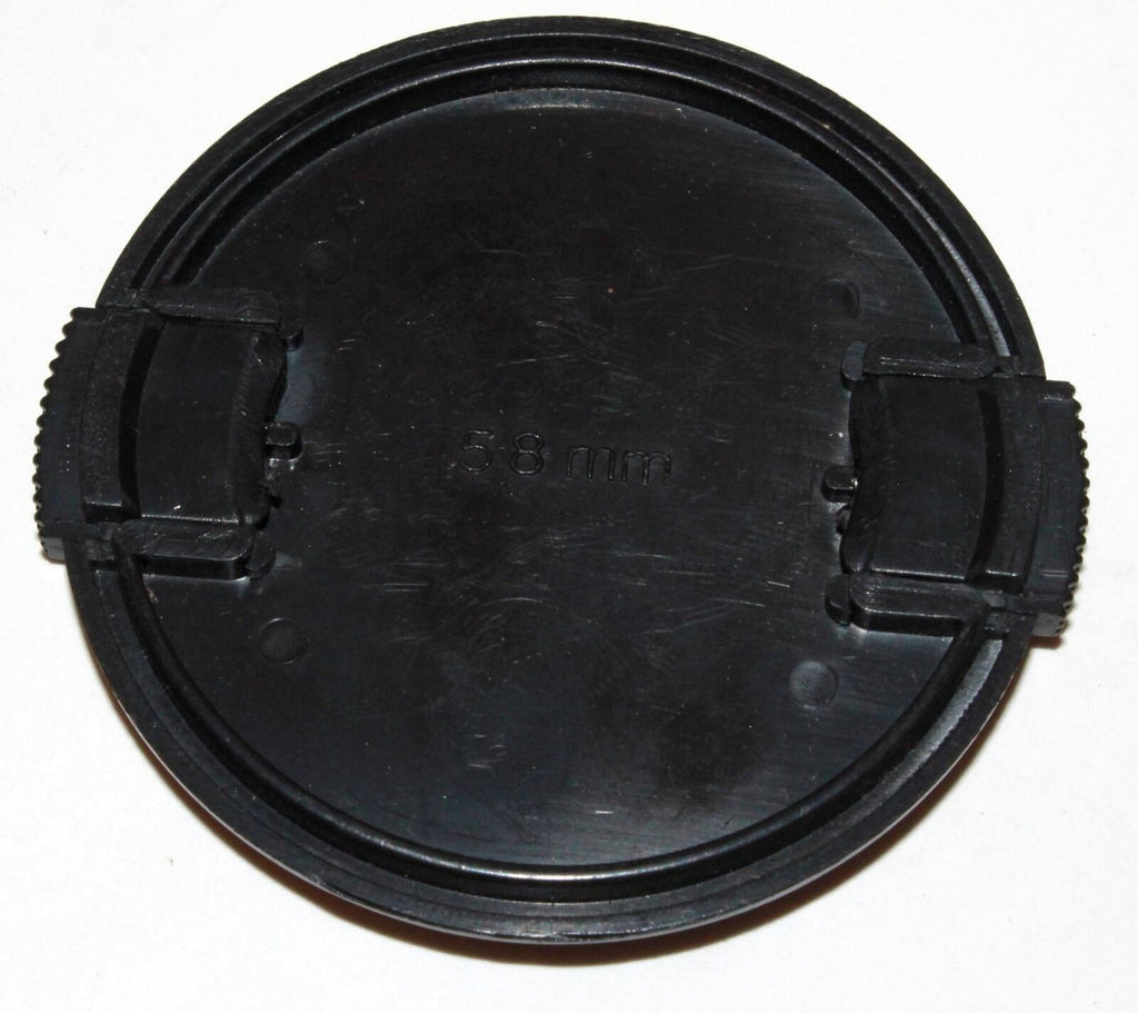 Front Lens Cap snap on 58mm black generic