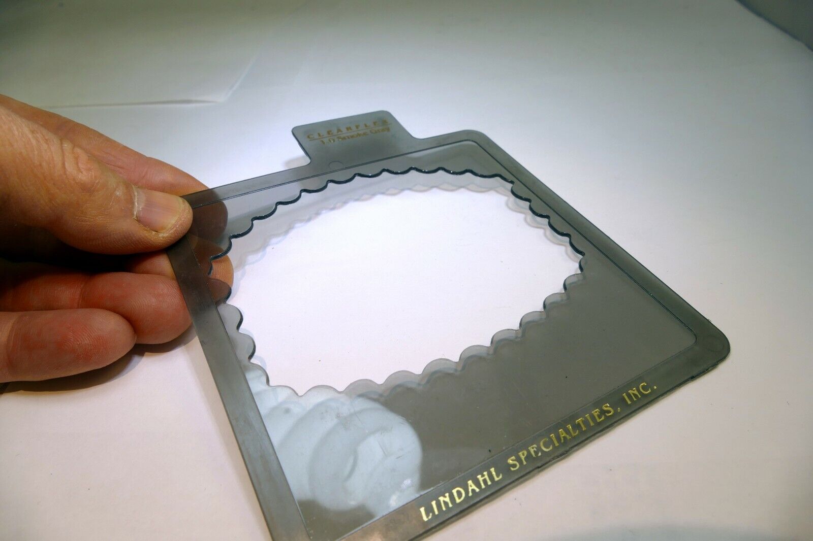 Large Horizontal Group Lindahl Smoke Gray Vignette 4.5X4.5" Clearflex 