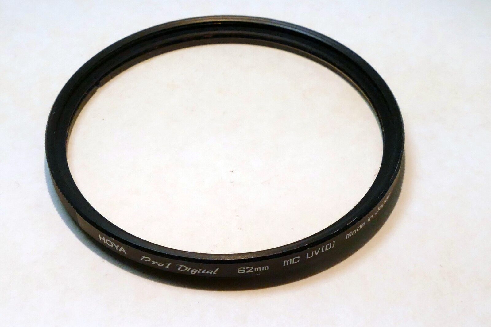 HOYA PRO1 Digital 62mm Filter UV MC (0) made in Japan w/ ribbed rim