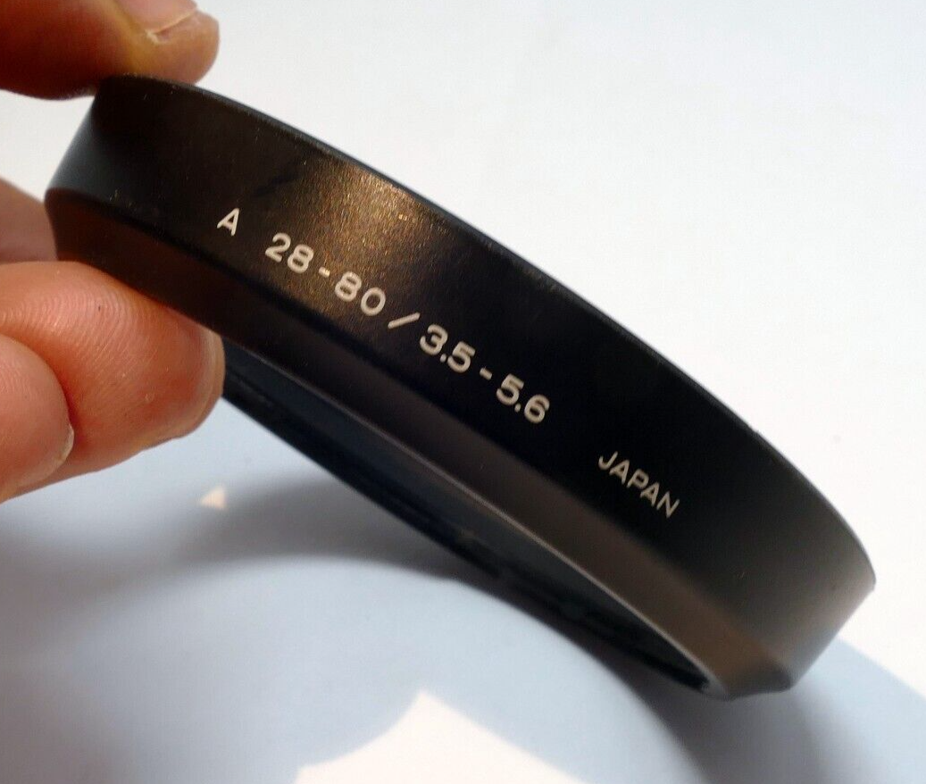 Minolta Lens Hood Shade for  28-80mm f3.5-5.6 62mm Maxxum A mount Genuine OEM