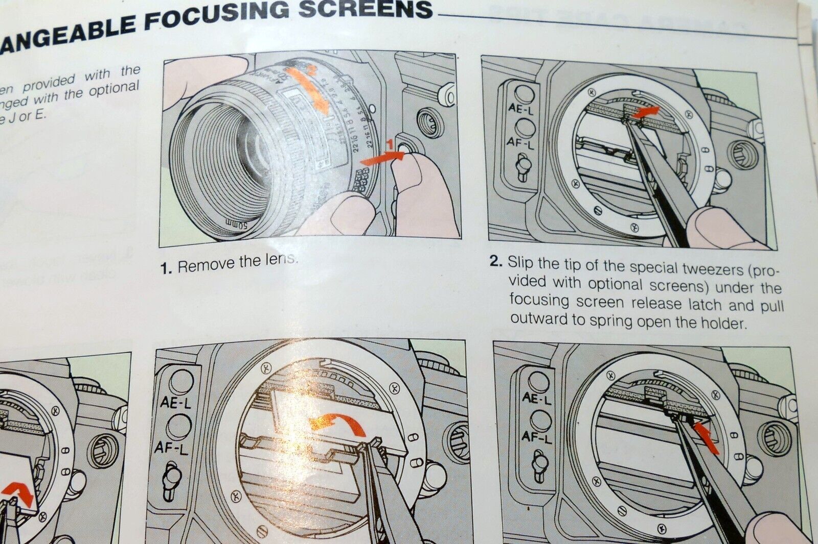 Nikon N2020 AF camera Instruction Guide Manual (missing cover) - OEM vintage
