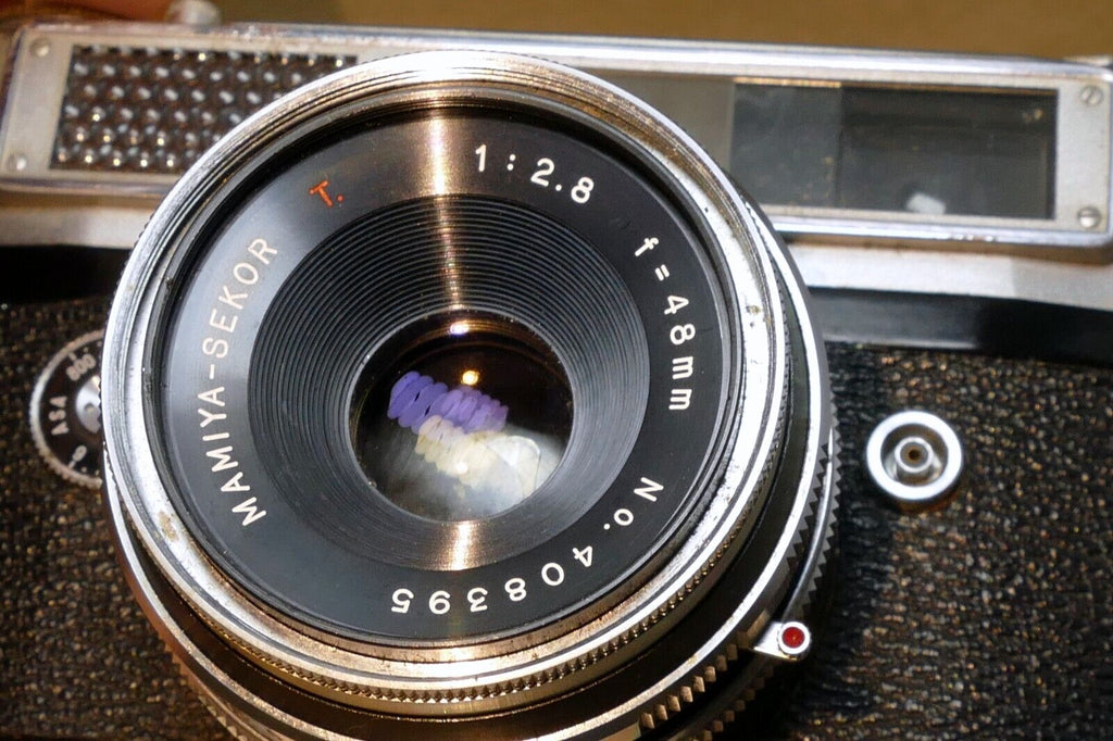 Mamiya Ruby Standard Rangefinder Camera 48mm f2.8 T Sekor Lens 35mm 1962