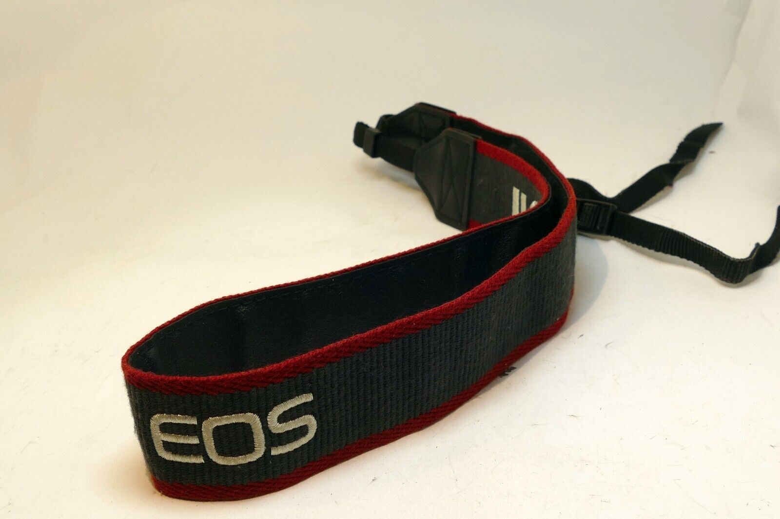 Canon Digital Red-Gray-Silver Logo Camera Neck Strap - genuine original OEM