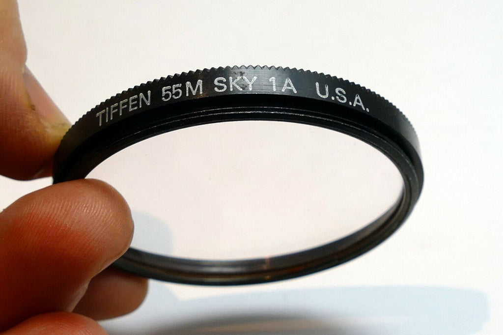 Tiffen 55mm Sky Skylight 1A Lens Filter threaded screw in made in USA