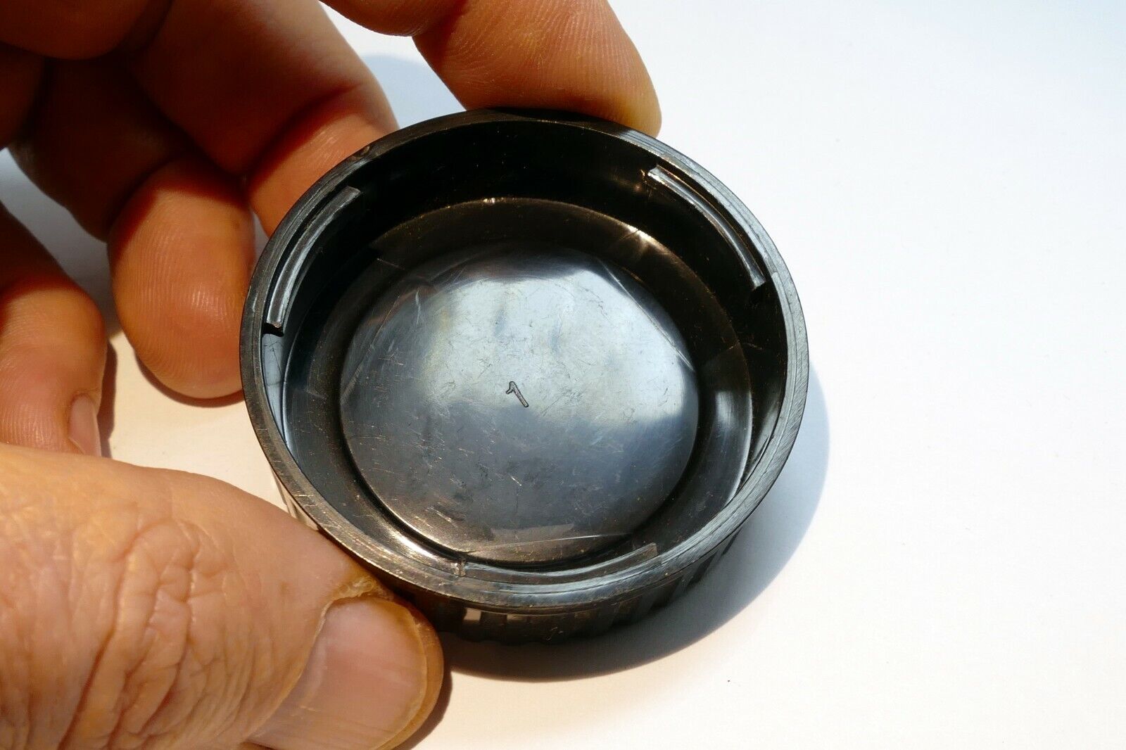 Plastic OM Rear Lens Cap twist on type for Olympus 50mm