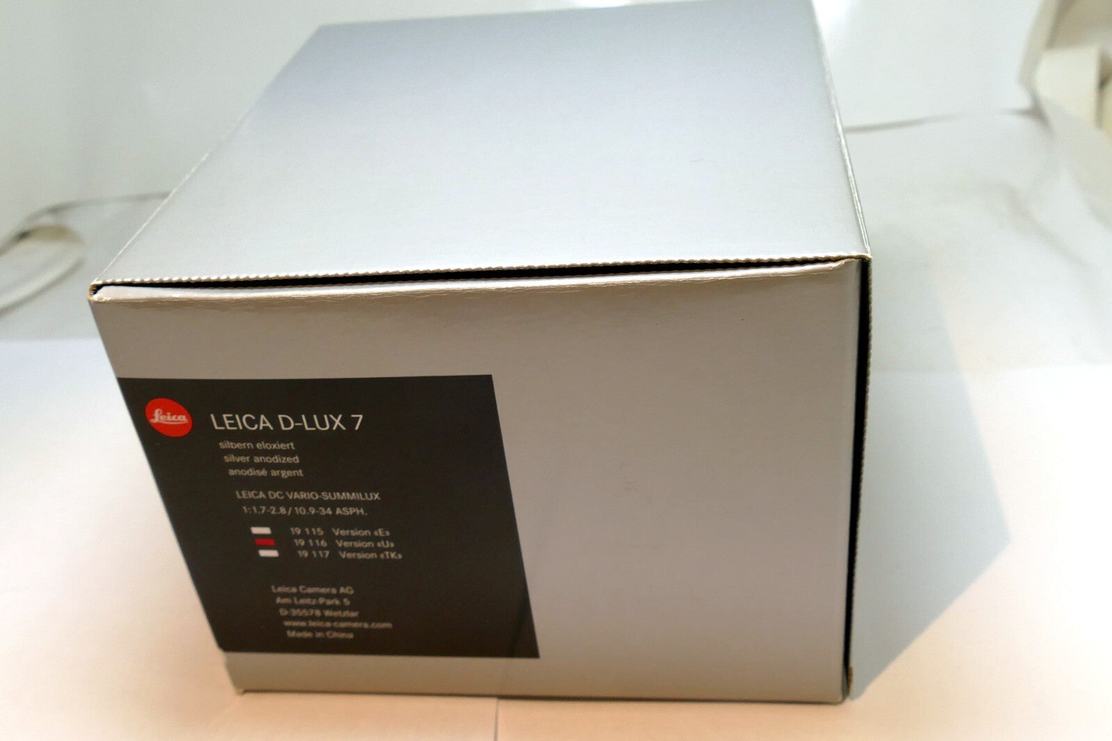An Empty Box (only ) for  Leica D-LUX 7 19116 Silver U