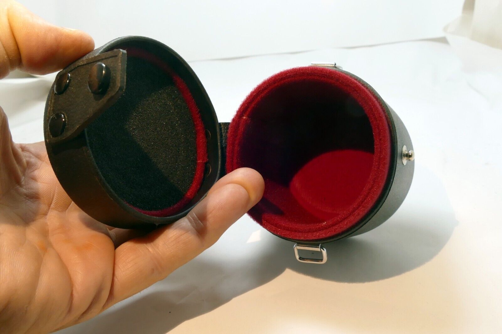 Konica Hexanon 2X AR lens empty Hard case for genuine OEM vintage