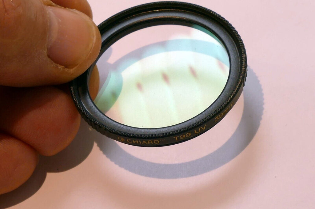 Chiaro T99 39mm UV Lens Filter Multi-Coated 99-UVBTS39m with ribbed rim