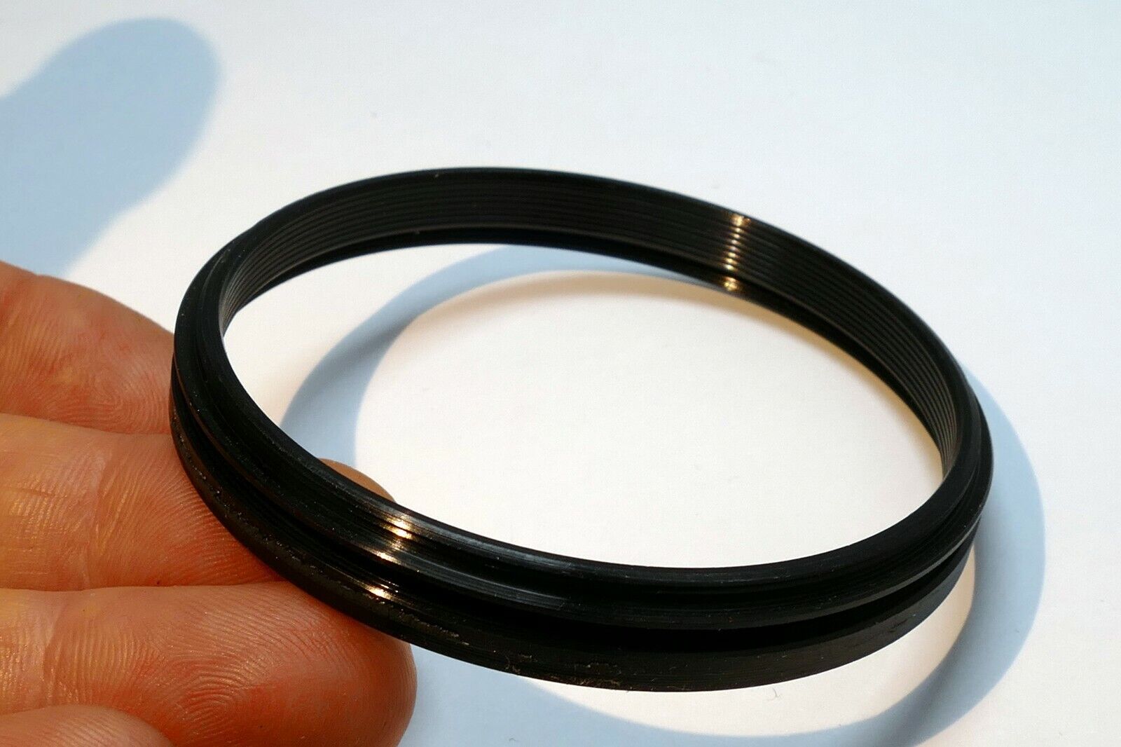 Metal ring 72mm for rubber lens hood (ring only double threaded)
