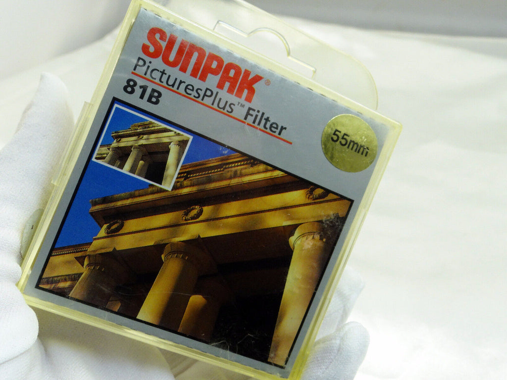 Sunpak 55mm 81B warming  Camera Lens Filter - Excellent condition - Boxed