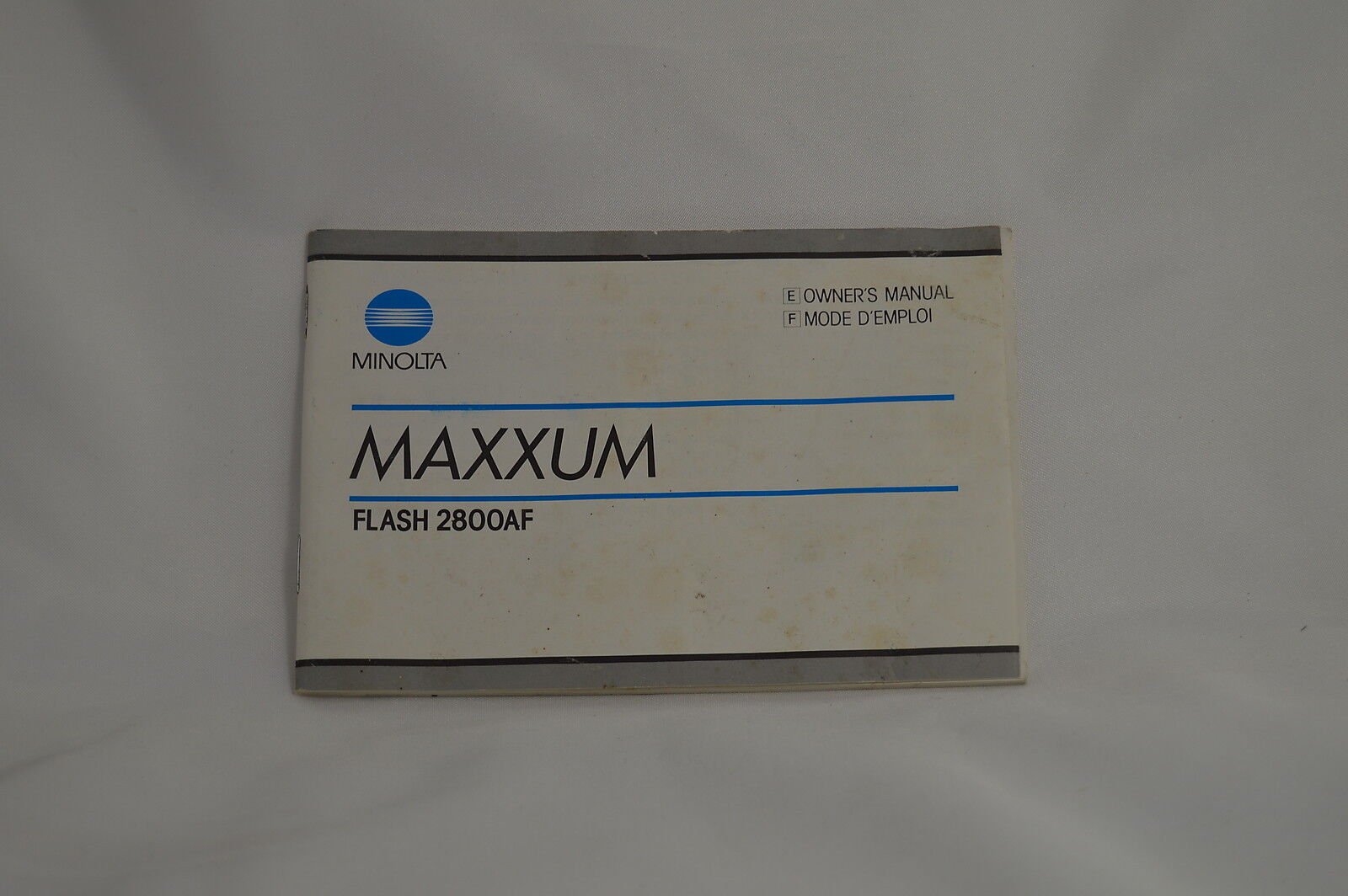 Minolta MAXXUM Flash 2800AF Owner's manual Guide 9111023
