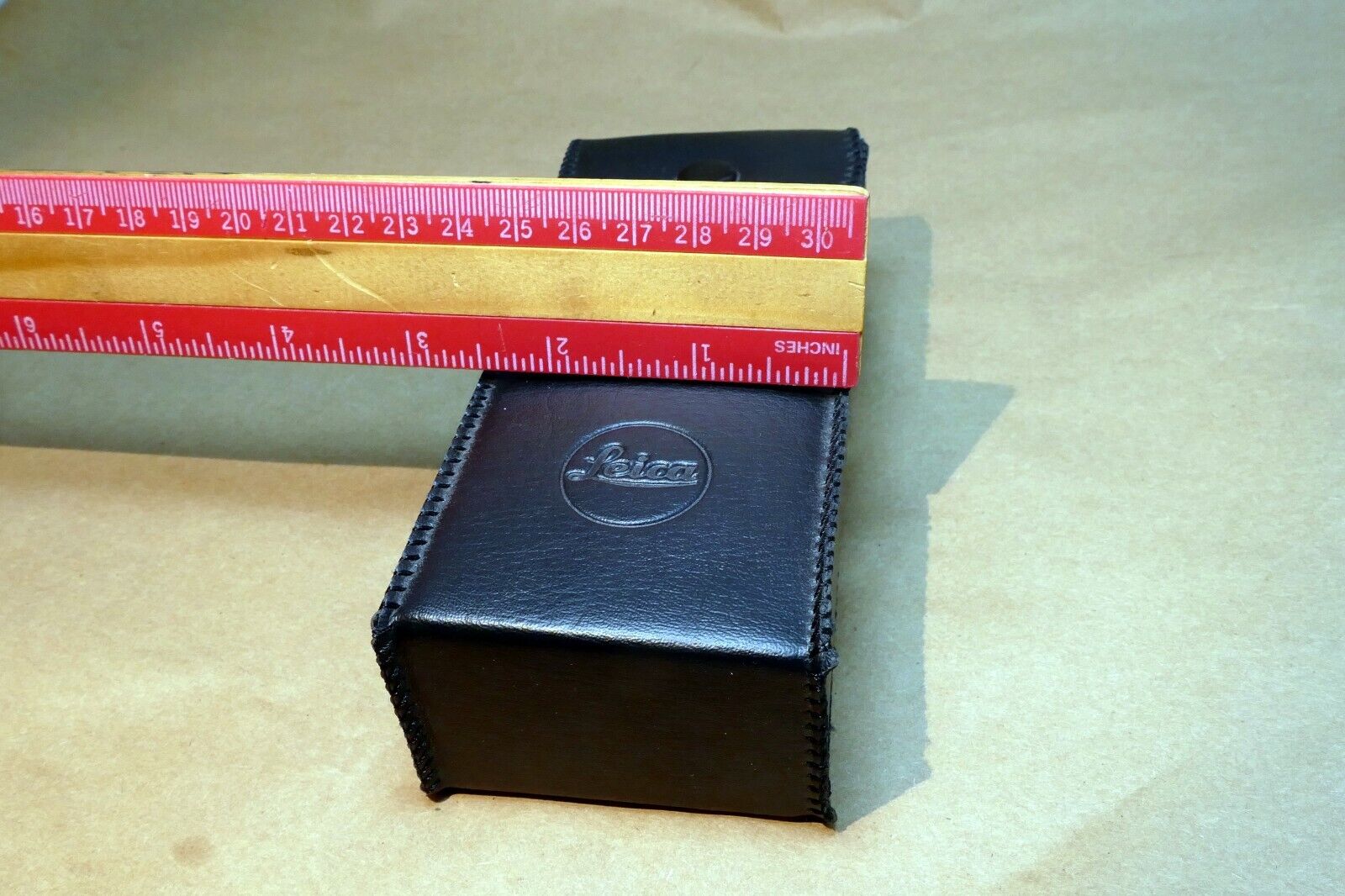 Vintage Leica  case for battery grip winder 6X14cm