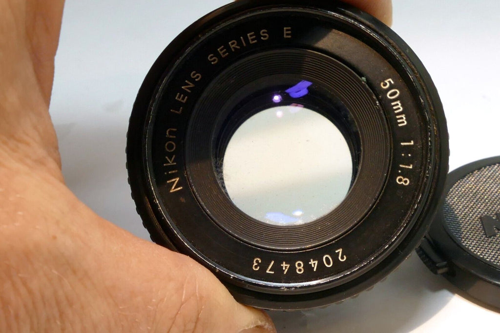 Nikon E series 50mm f1.8 Ai-s Lens prime pancake with little bit of fungus