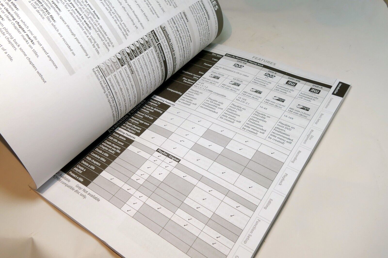 Manual Instruction Guide for Toshiba DVD Video recorder DR430KU