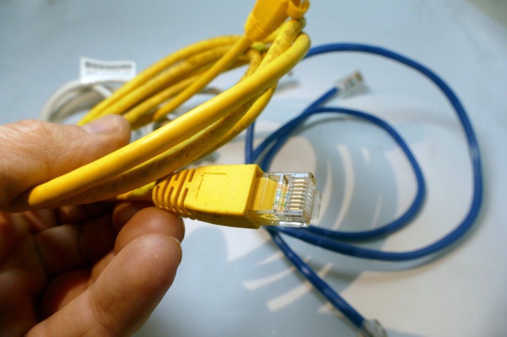 CAT5 Ethernet Patch Cable RJ-45 Internet Cord pack of 4 lot  4-6 feet long