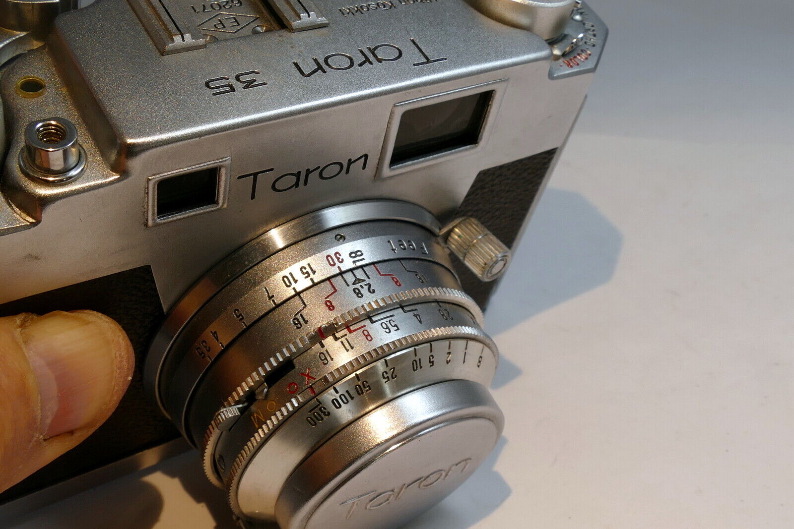 36mm Metal Front Lens Cap for Taron 35 camera with Tomioka Lausar 4.5cm f2.8 RF