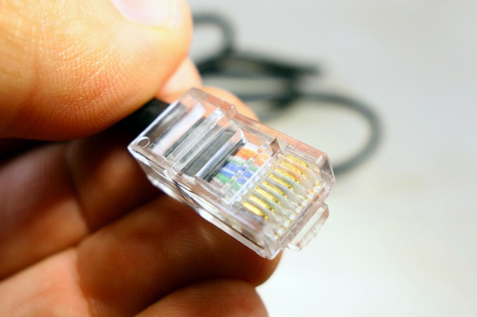 CAT 5 Black Ethernet Patch Network LAN CAT5 Internet Cable  RJ45