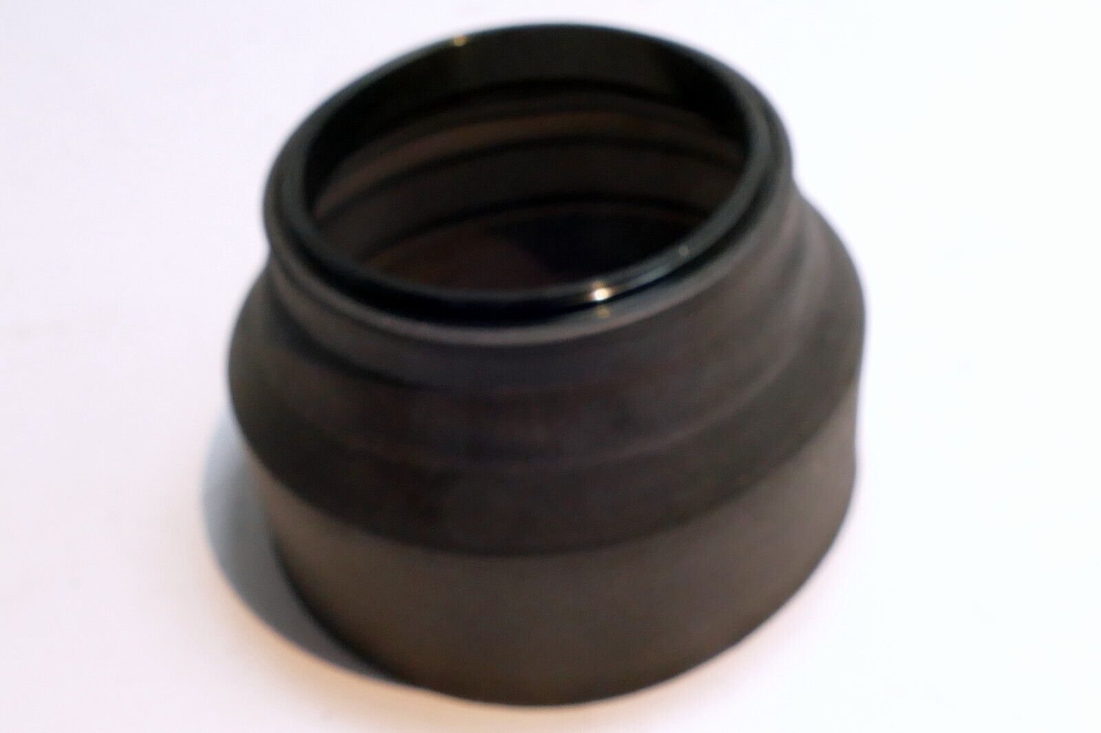 52mm Rubber Double Threaded Lens Hood Shade 3-way telephoto to wide angle