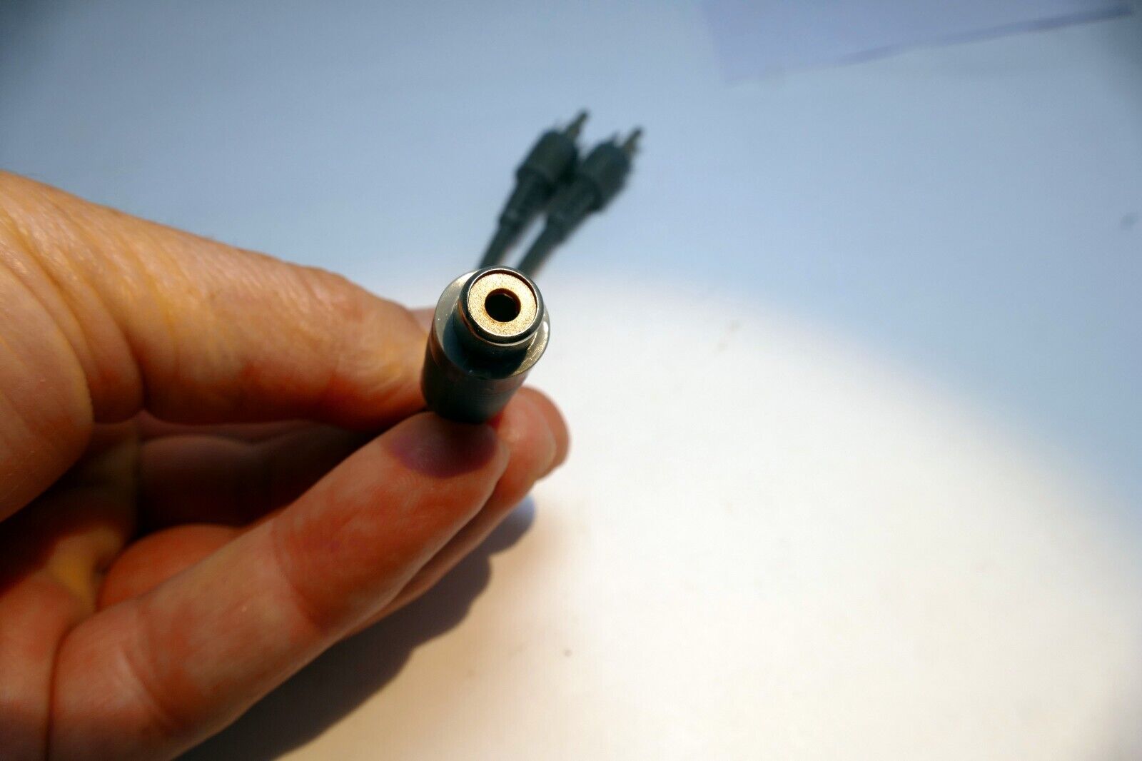 RCA Male to RCA Female   Audio  Cable  adapter plug