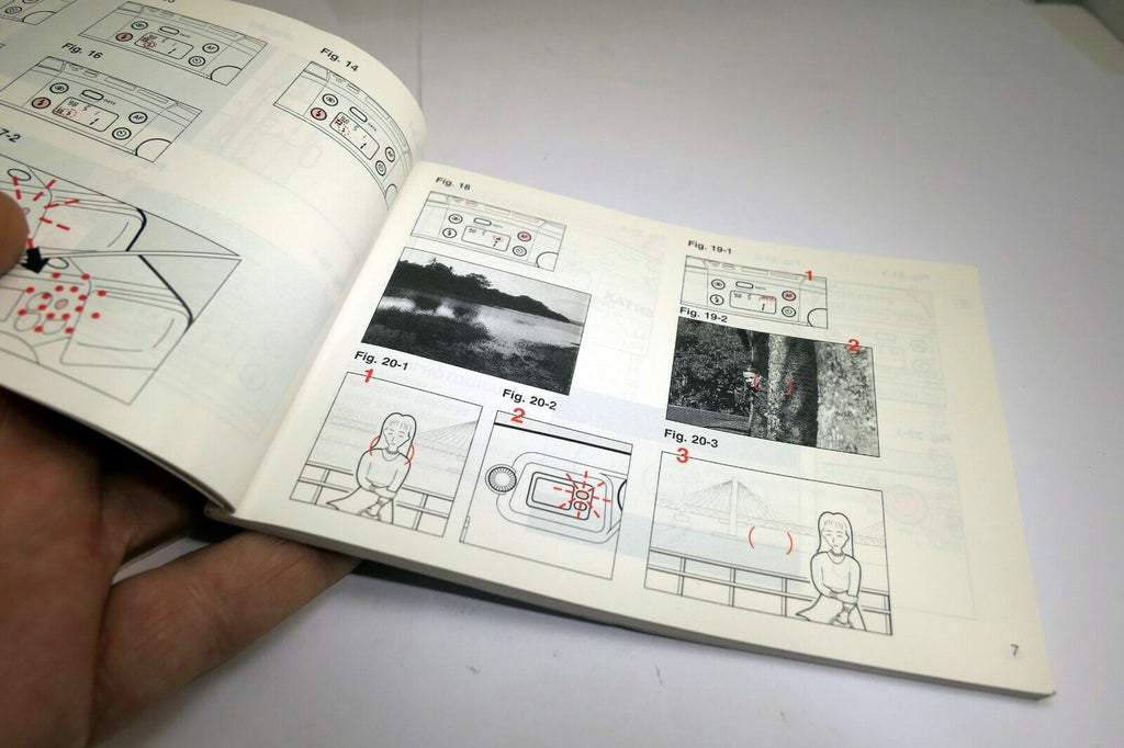 PENTAX Espio 105WR Quartz Date camera Operating Manual Instruction Guide EN FR S