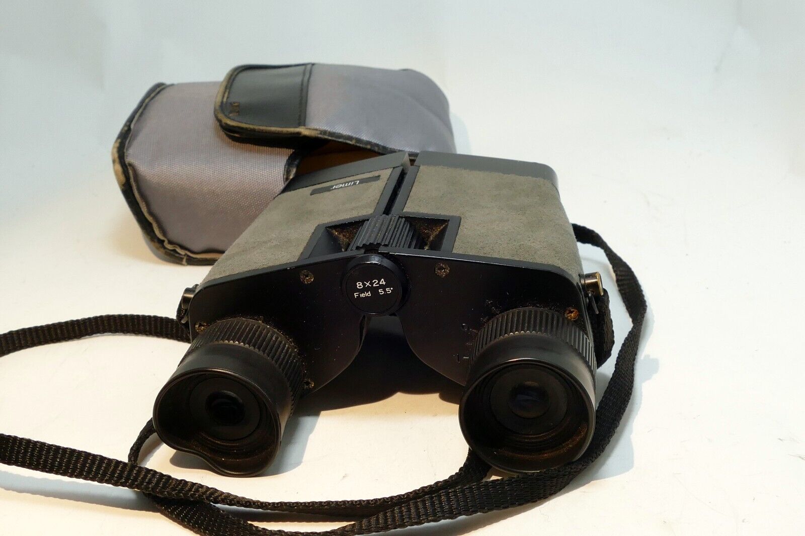 LIMER by Mirador 8 x 24 Binoculars Field Glasses Filed 5.5* w/Case