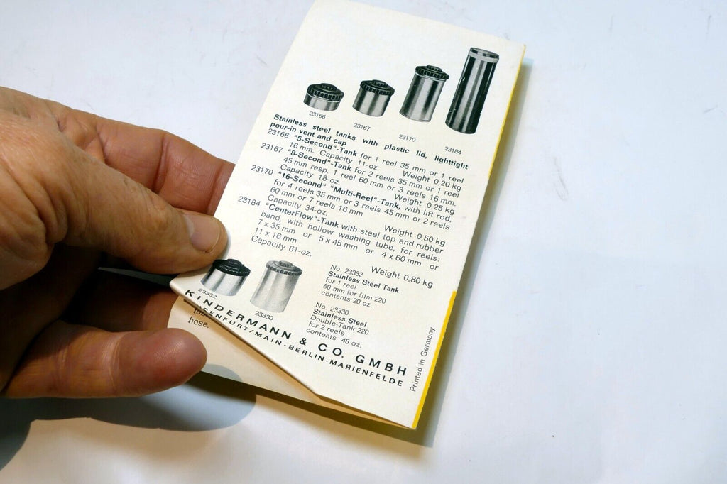Kinderman Steel-Reel-System tank guide manual