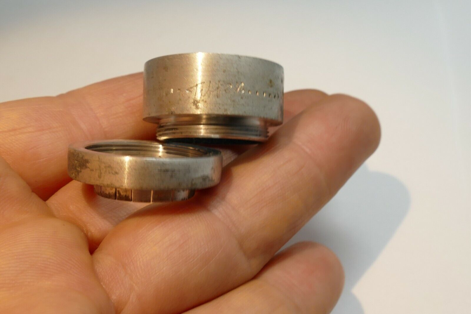 18mm ID slip on to 23mm E  threaded filter holder  Tiffen series # C IV Hood