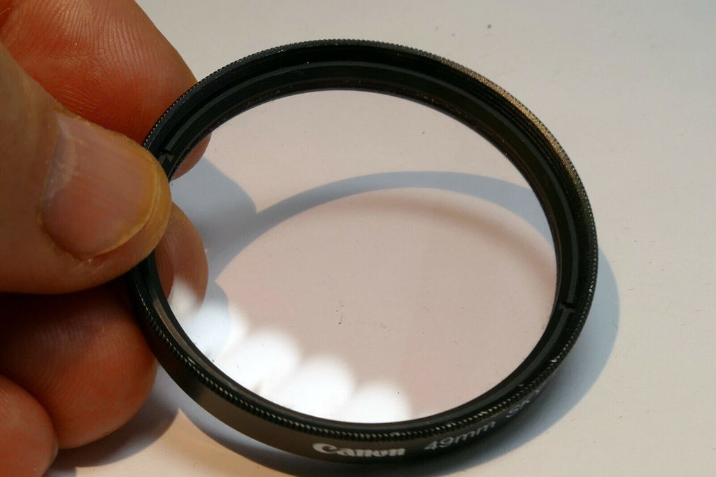 Canon 49mm Filter sky 1A skylight made in USA Genuine OEM
