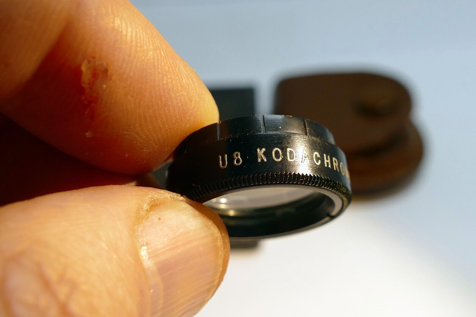 Kodak U8 Lens Filter A 85 Daylight warming  21mm Slip on type series 4