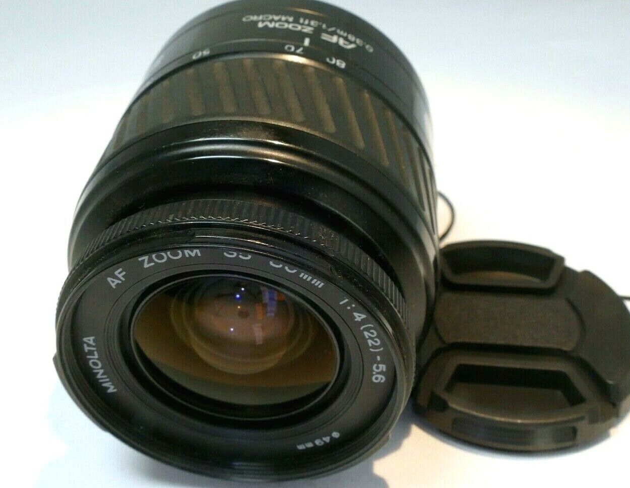 Minolta Maxxum 35-80mm f4-5.6 Zoom  AF Lens (Black) - excellent condition