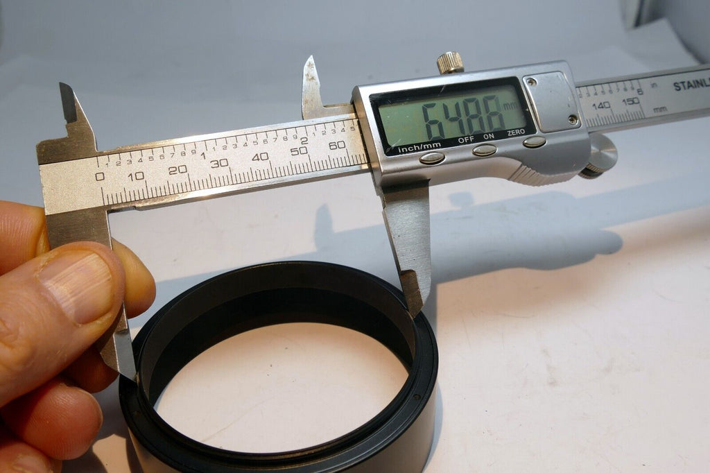 65mm Threaded Metal Lens Hood Shade telephoto